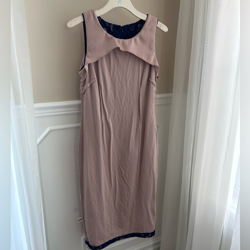 Ivanka Trump Lace Navy Sheath Dress - Picture 16 of 16